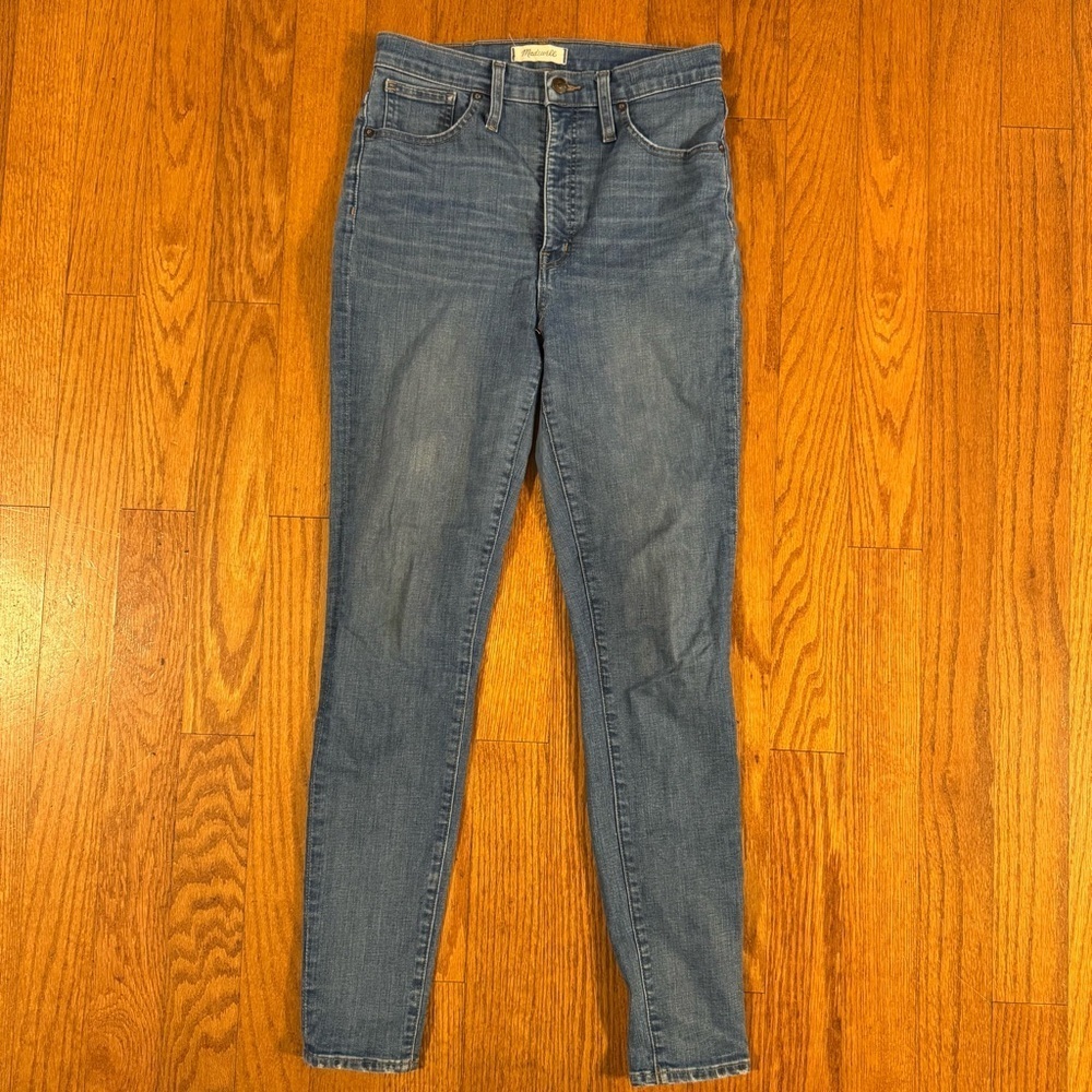 MadeWell Blue Hugh Rise Skinny Jeans Women's Size 28T